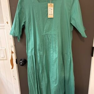NWT Gudrun Sjoden Green Midi Dress